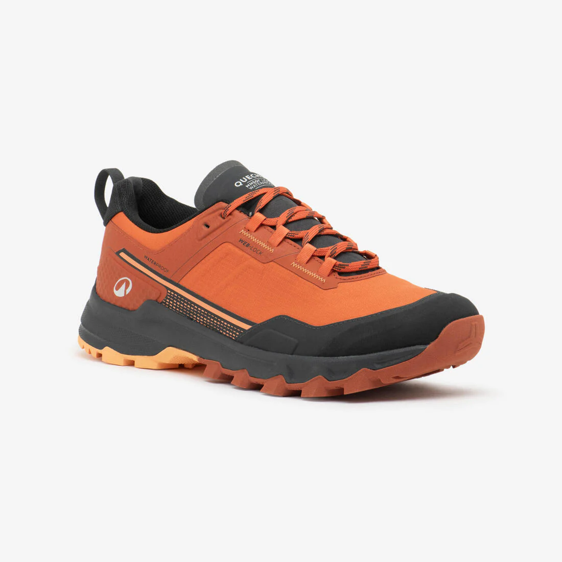 Tenis de senderismo impermeables naranjas para hombre MH500 Light - Image 10