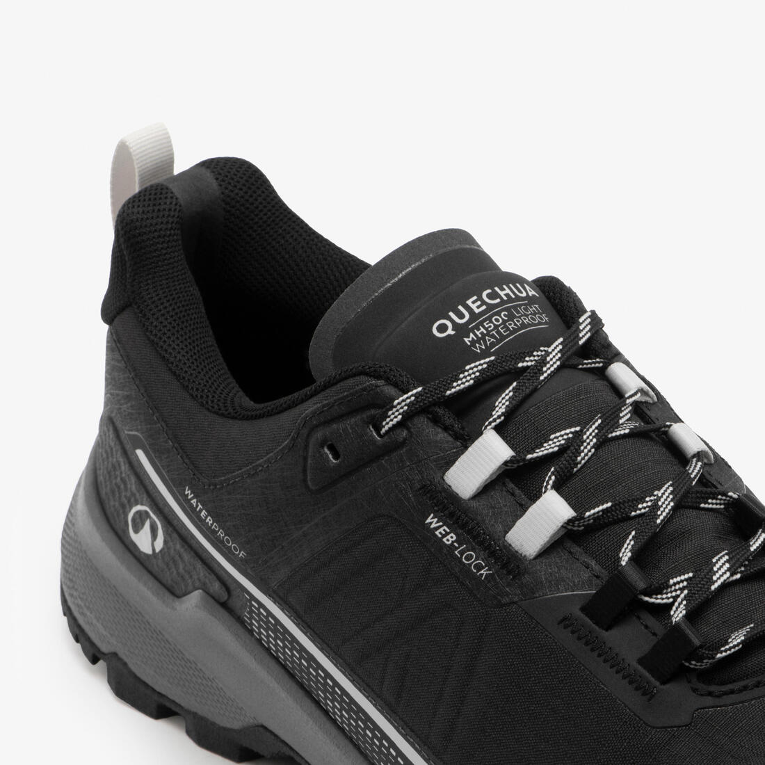 Tenis de senderismo impermeables naranjas para hombre MH500 Light - Image 12