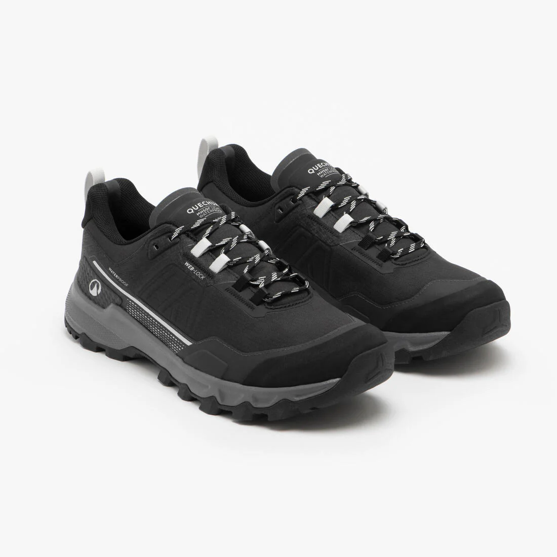 Tenis de senderismo impermeables naranjas para hombre MH500 Light - Image 3