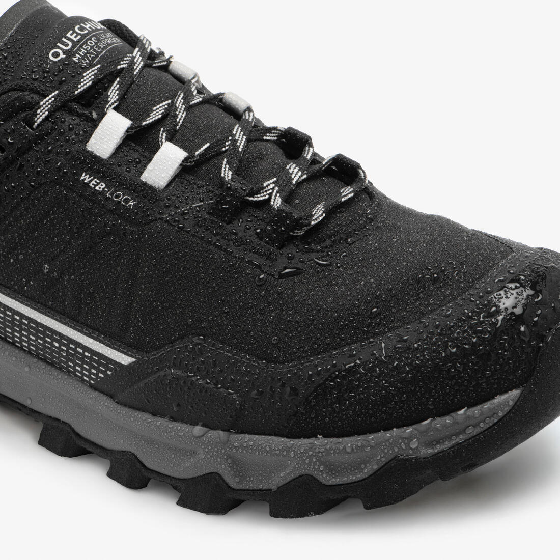 Tenis de senderismo impermeables naranjas para hombre MH500 Light - Image 5
