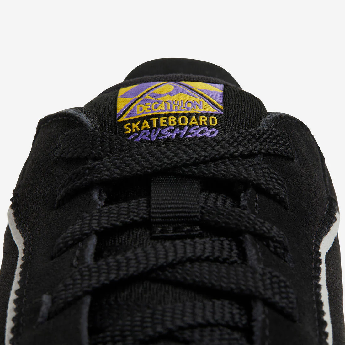 Tenis de skateboarding bajos negros con suela de goma para niños Crush 500 - Image 15