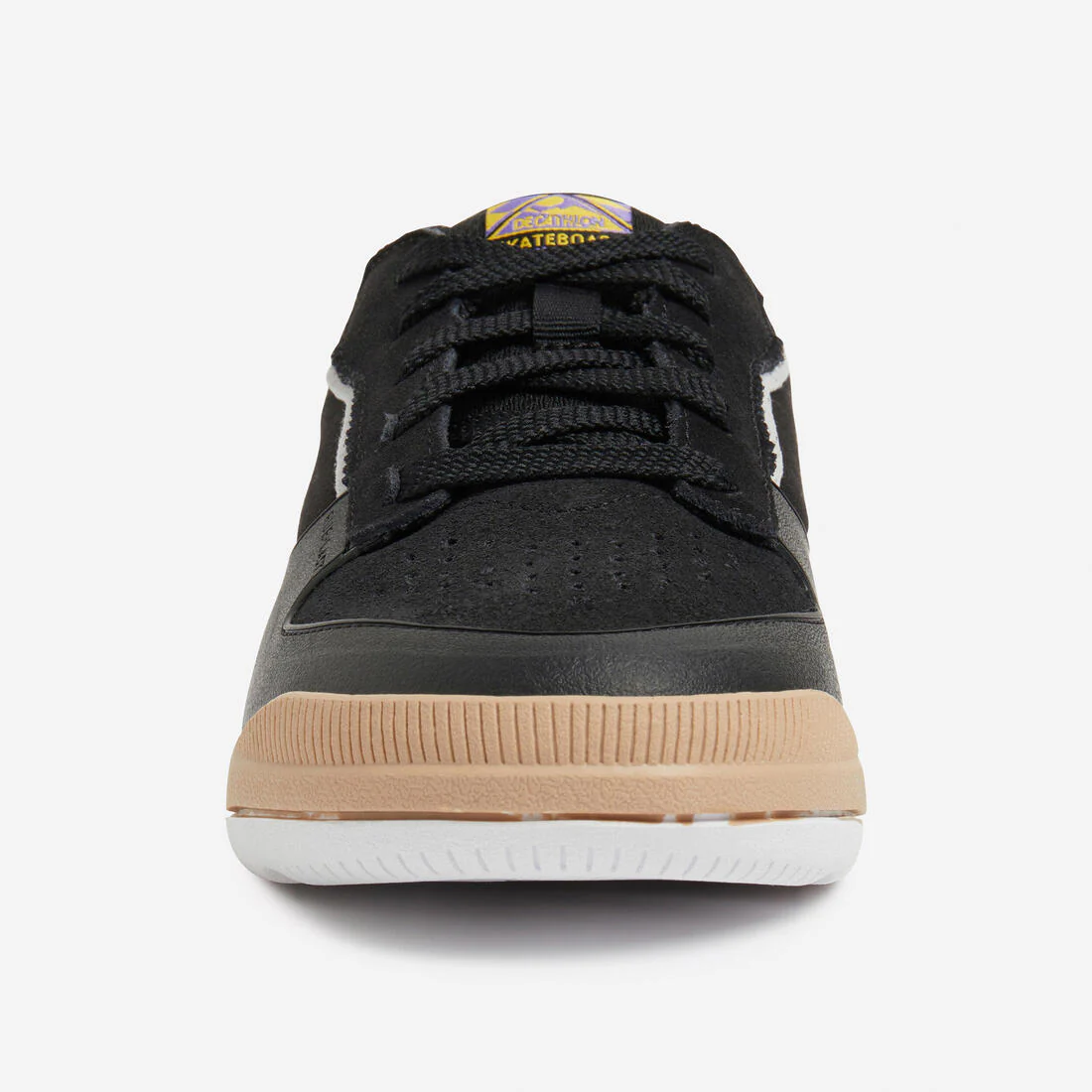 Tenis de skateboarding bajos negros con suela de goma para niños Crush 500 - Image 7