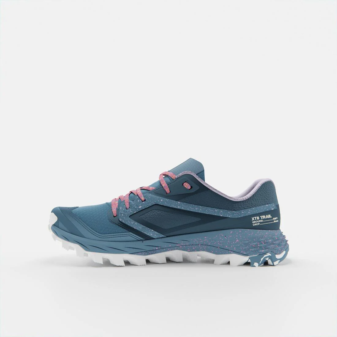 Tenis de trail running azul turquesa para mujer XT8 - Image 4