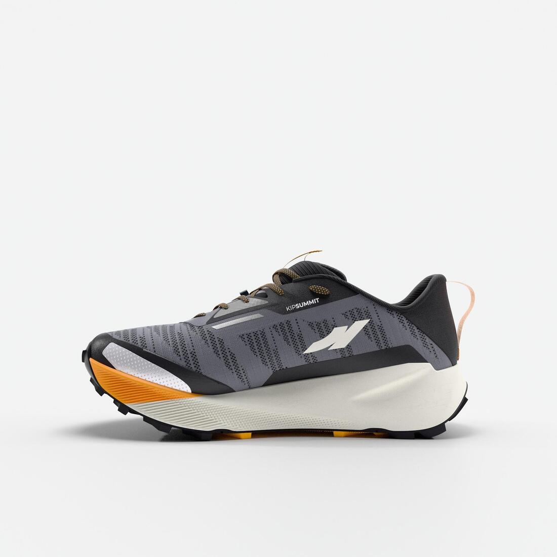 Tenis de trail running gris con naranja para hombre Kiprun Kipsummit - Image 4