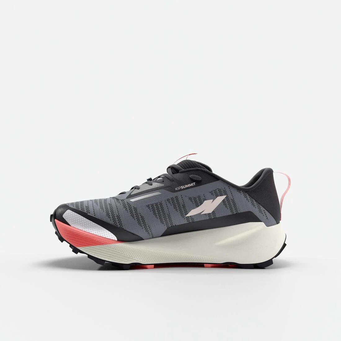 Tenis de trail running gris con negro para mujer Kiprun Kipsummit - Image 4
