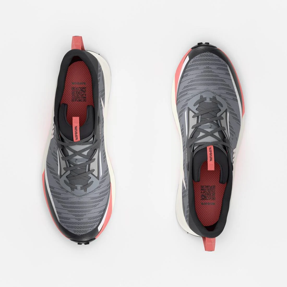 Tenis de trail running gris con negro para mujer Kiprun Kipsummit - Image 8