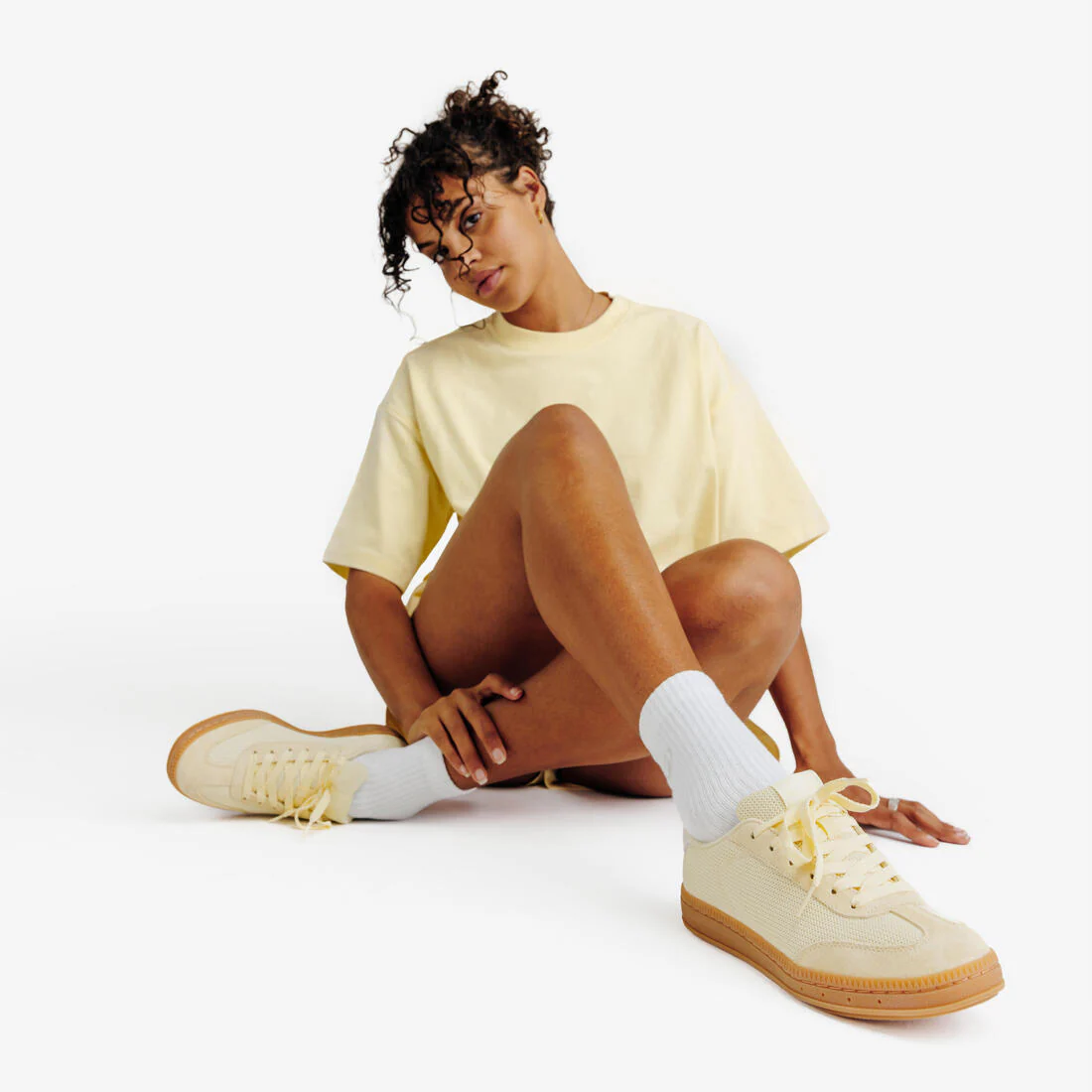 Tenis deportivos con malla amarillos para mujer Player T - Image 12