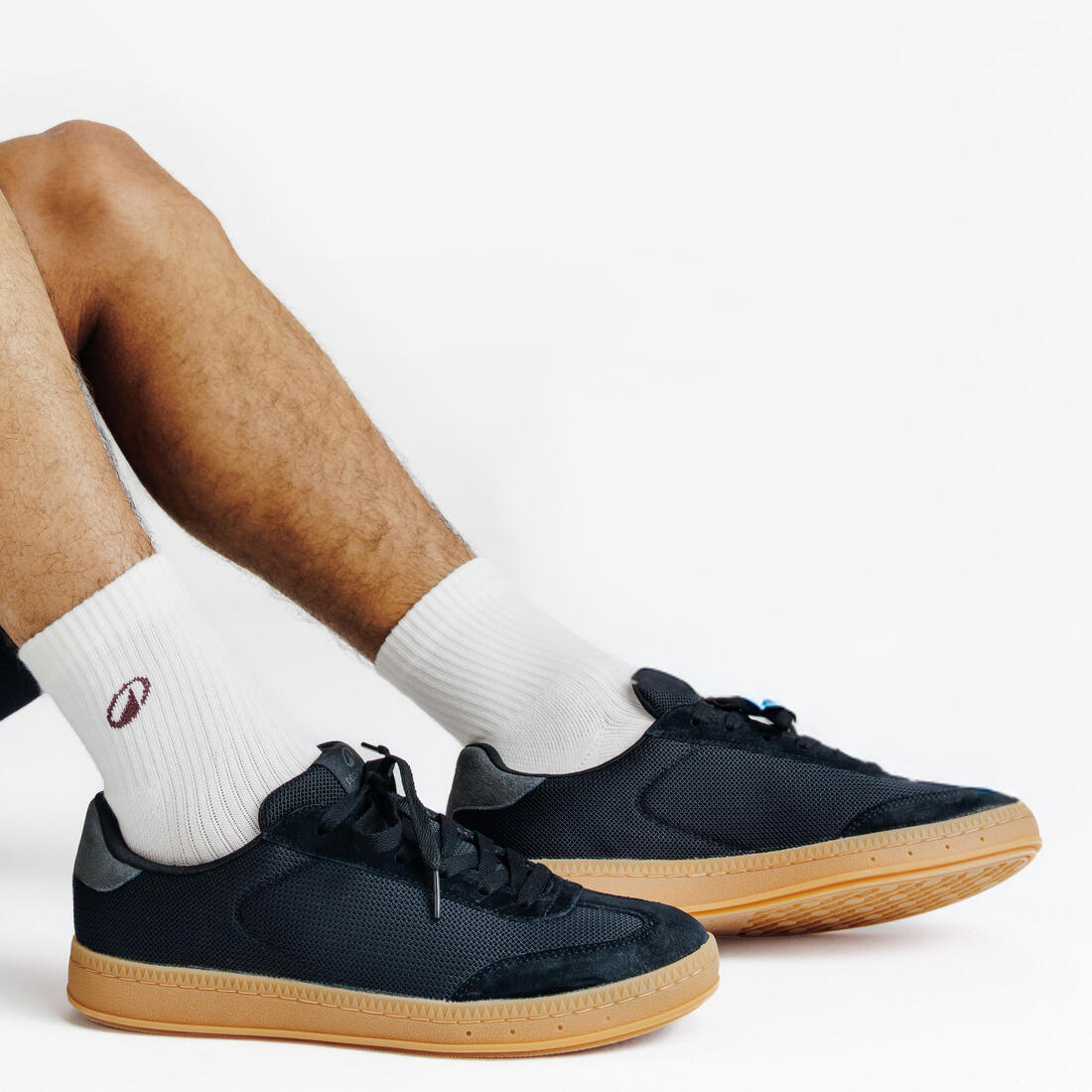 Tenis deportivos con malla negros para hombre Player T - Image 12