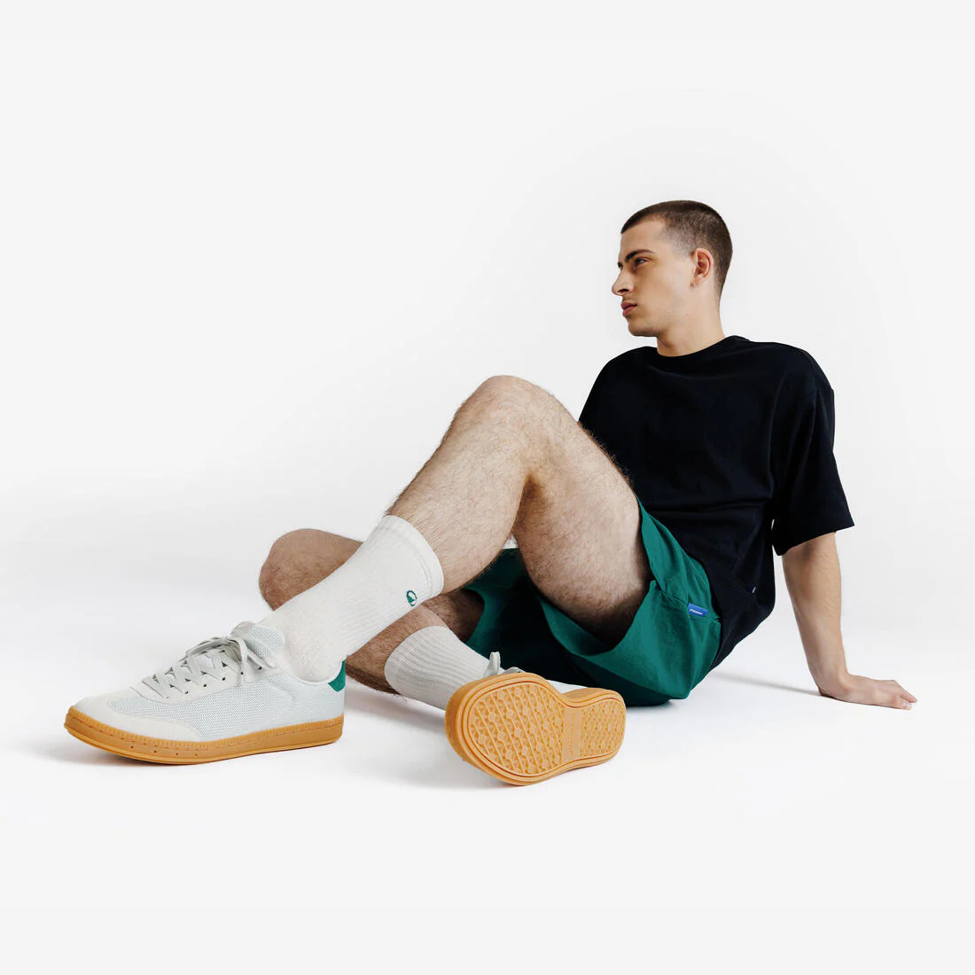 Tenis deportivos con malla negros para hombre Player T - Image 13