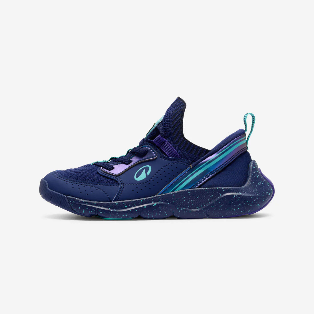 Tenis deportivos de calzado fácil azul marino para niños Playful Easy