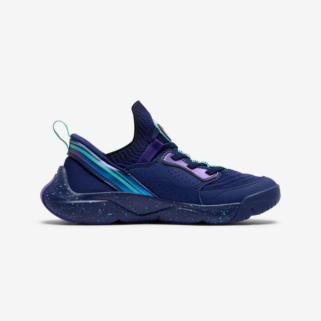 Tenis deportivos de calzado fácil azul marino para niños Playful Easy - Image 10
