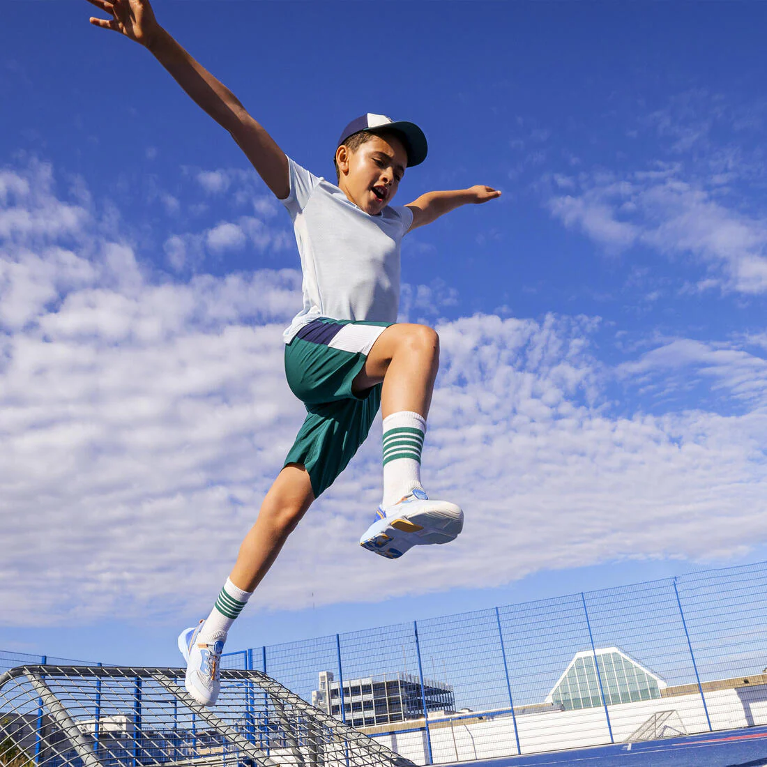 Tenis deportivos de calzado fácil azul marino para niños Playful Easy - Image 14