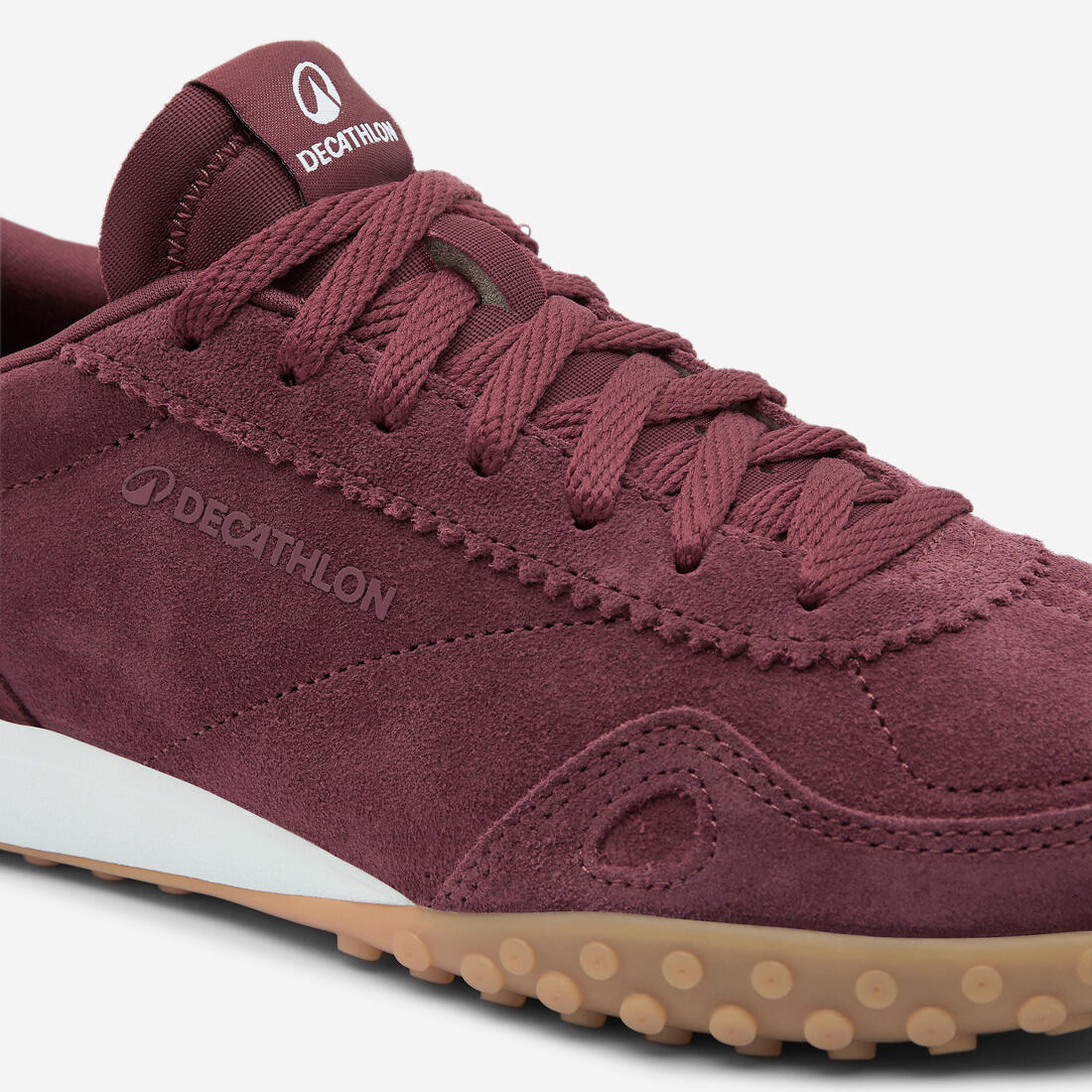 Tenis deportivos de gamuza burdeos para mujer RL70 - Image 5