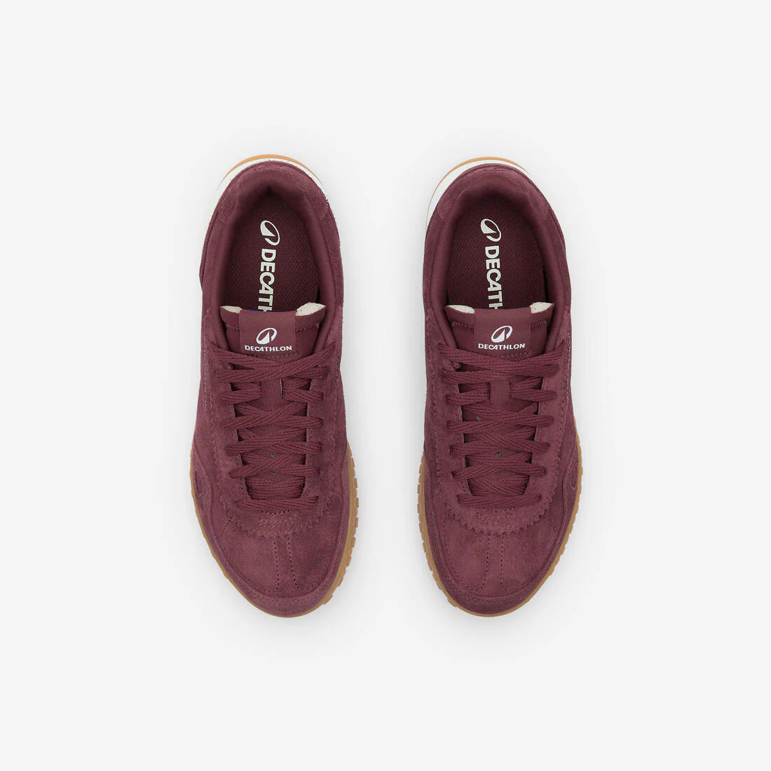 Tenis deportivos de gamuza burdeos para mujer RL70 - Image 6