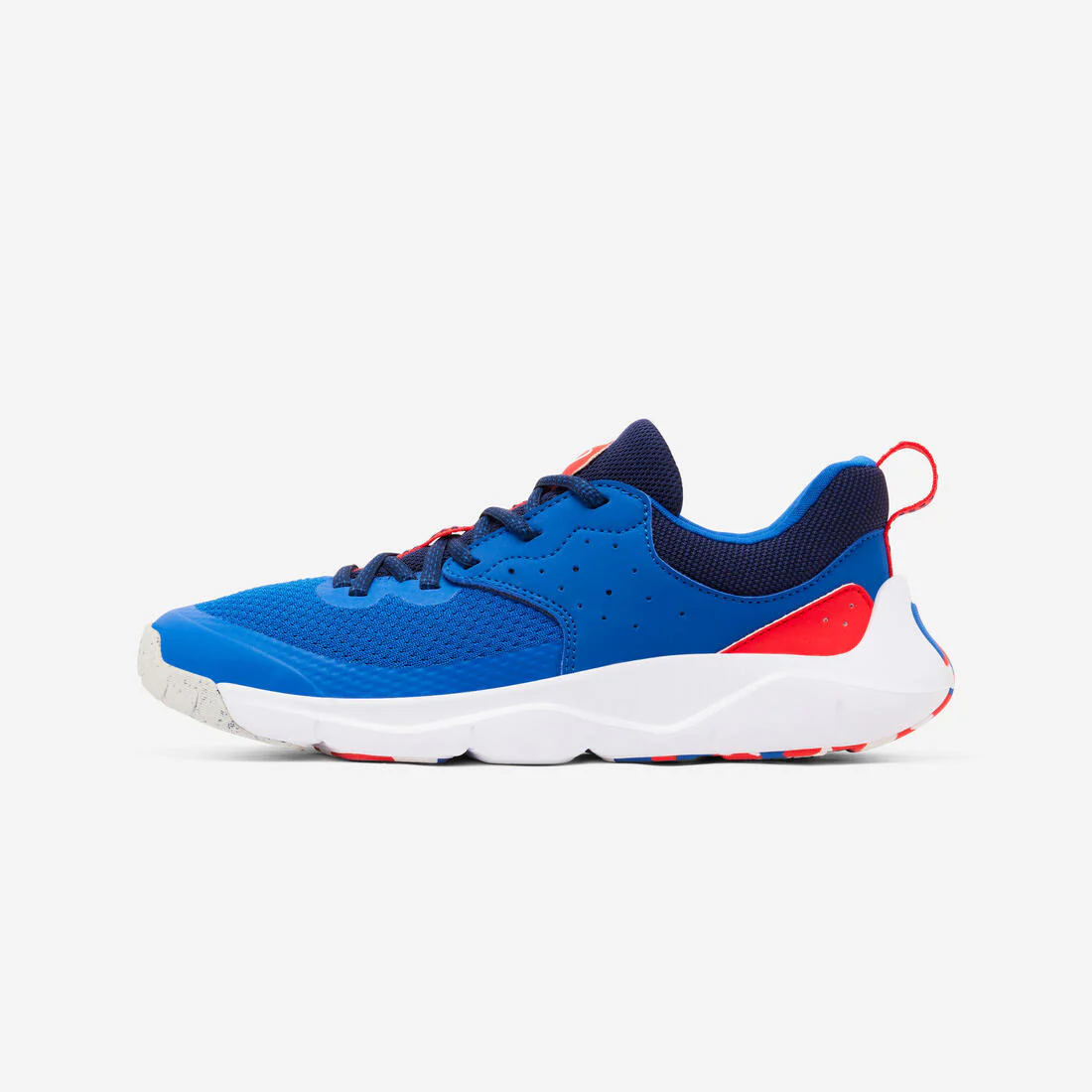 Tenis deportivos ligeros con agujetas azul con para niños Playful Fast