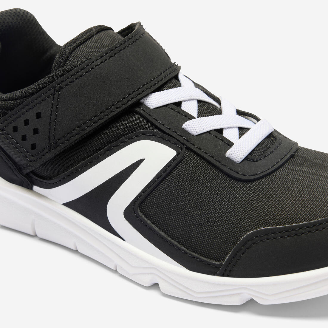Tenis Deportivos PW 100 Niños Tira Negro Velcro - Image 3