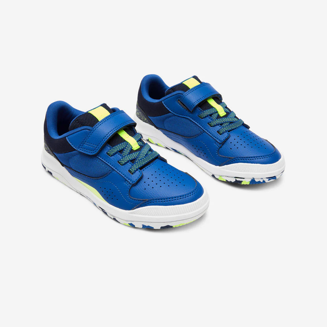 Tenis deportivos resistentes azul fluorescente para niños Playventure Yard - Image 12