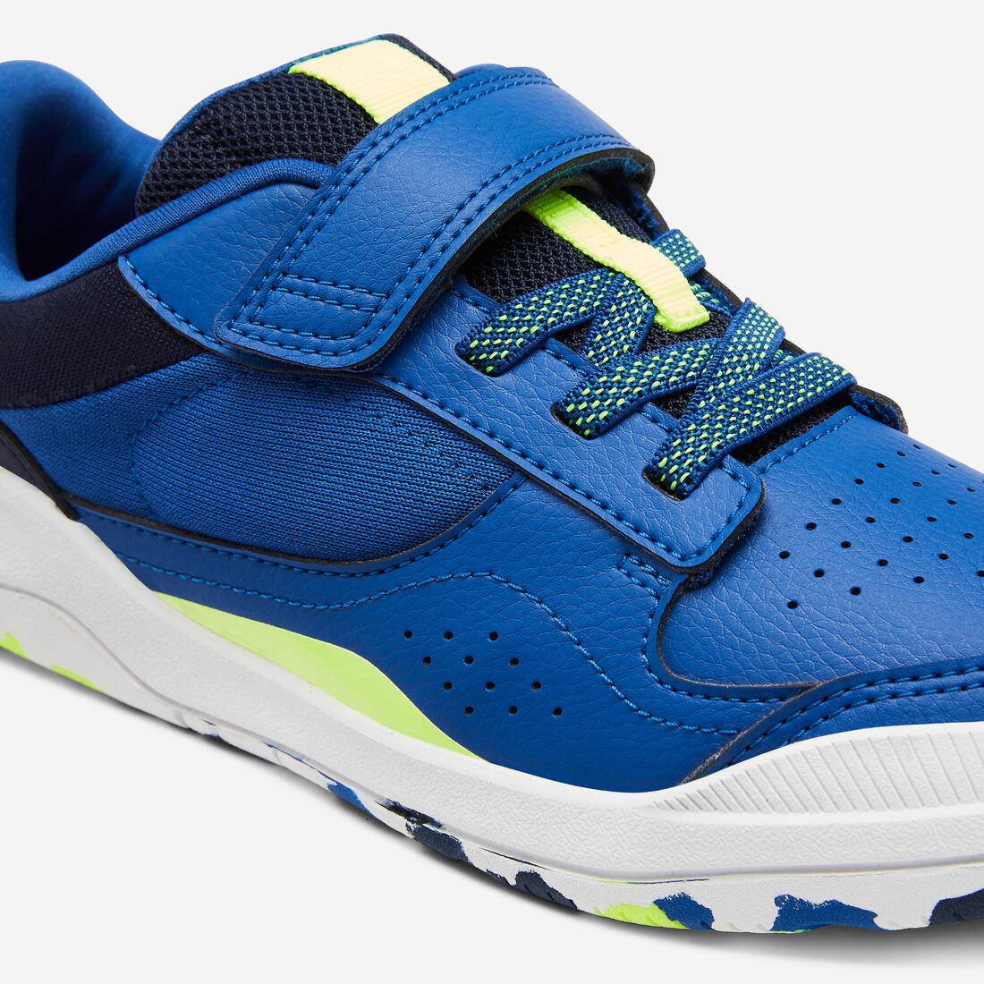 Tenis deportivos resistentes azul fluorescente para niños Playventure Yard - Image 6