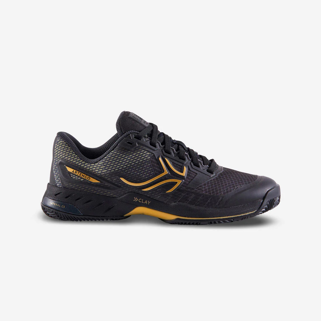 TENIS MUJER TS990 NEGRO TIERRA BATIDA