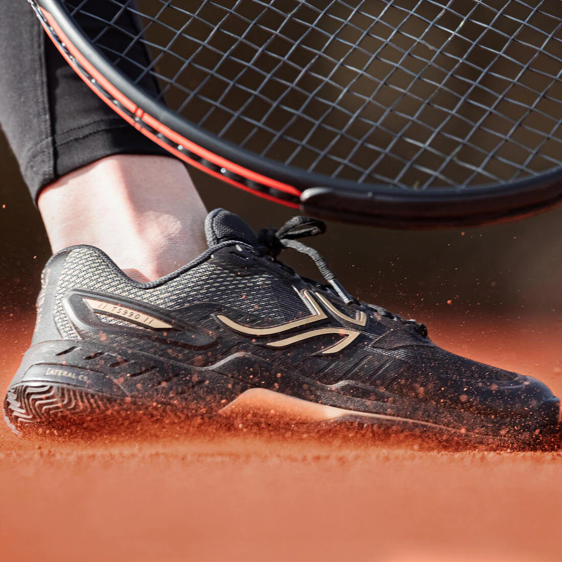 TENIS MUJER TS990 NEGRO TIERRA BATIDA - Image 11