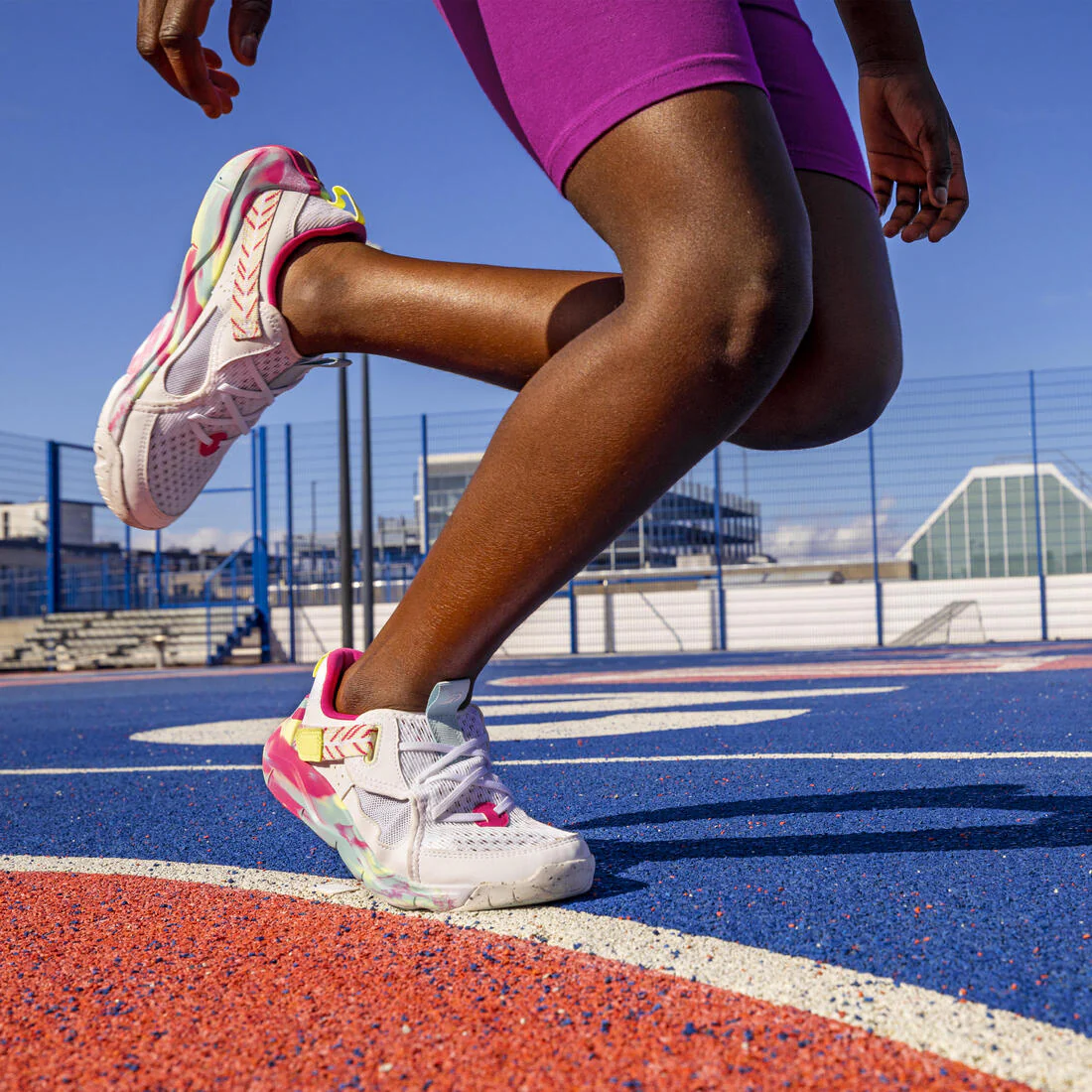 Tenis multideporte transpirables blanco con para niños Playful Summer - Image 5