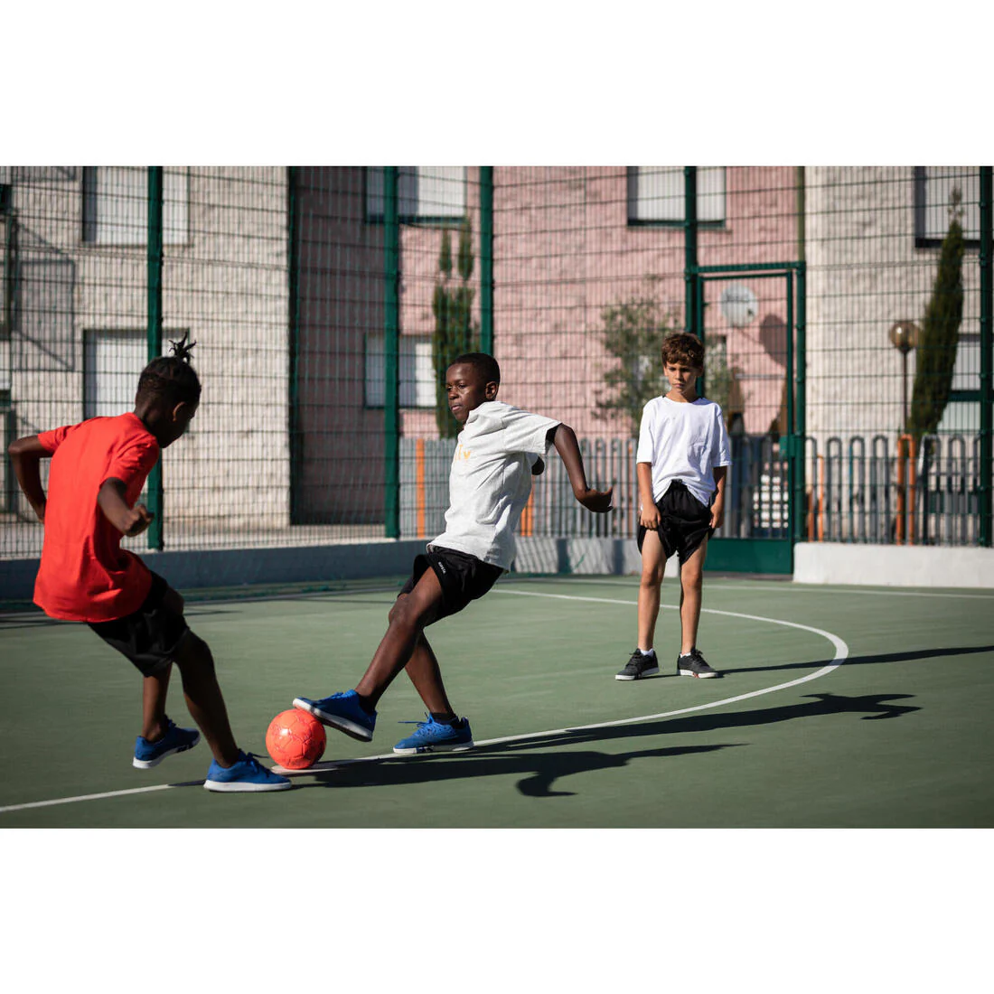 Tenis niños BARRIO Futbol Street JR Azul - Image 11