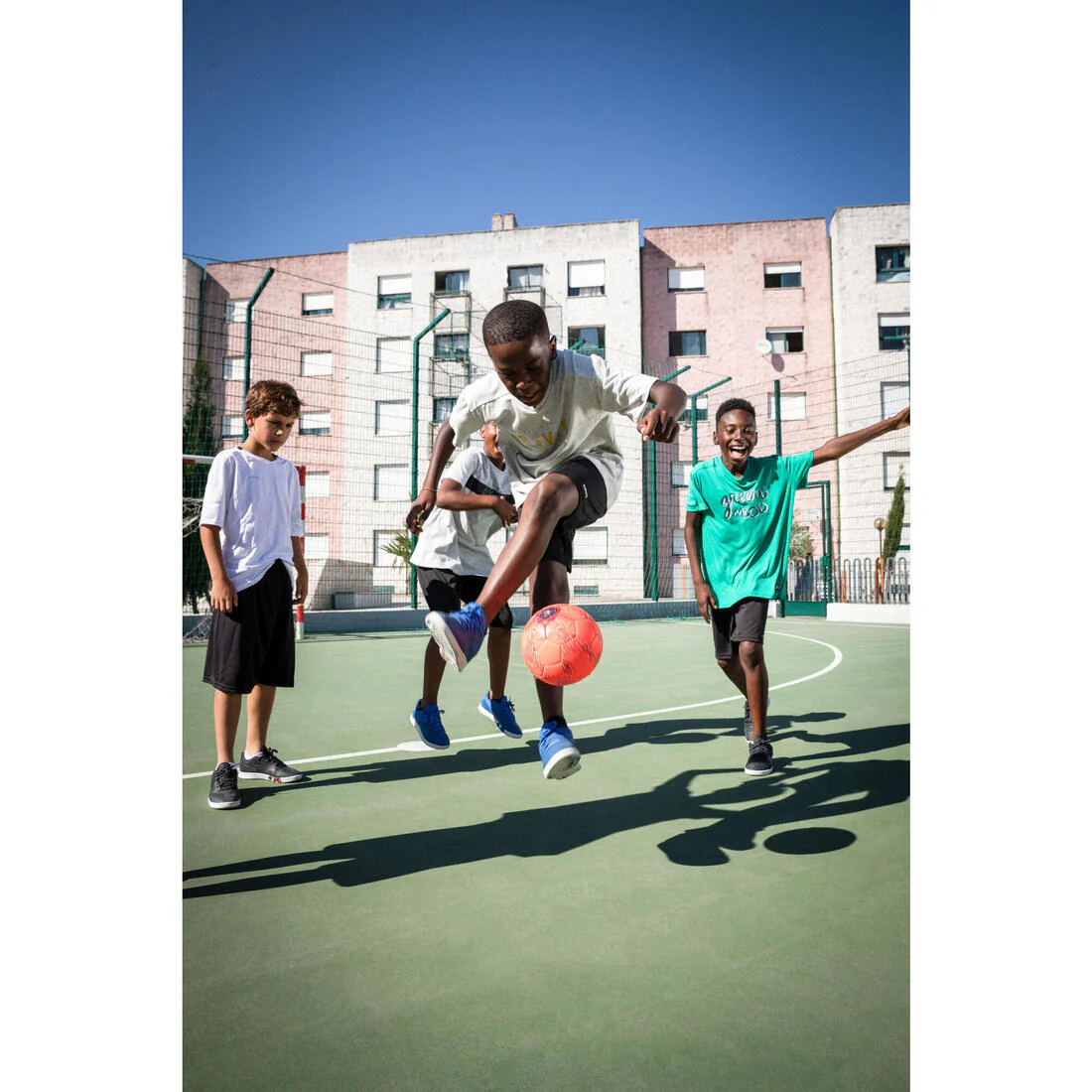 Tenis niños BARRIO Futbol Street JR Azul - Image 8