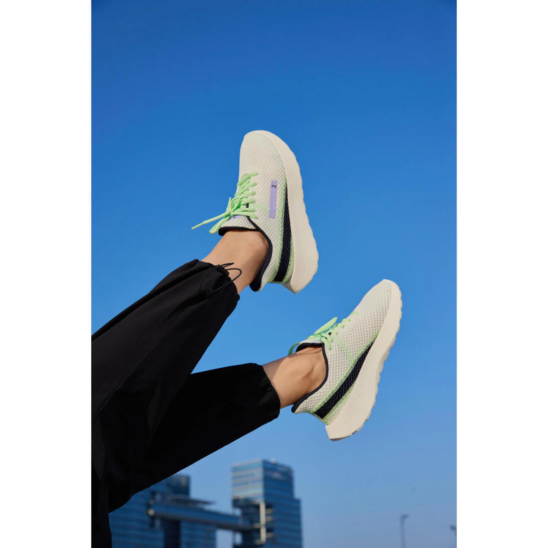 Tenis para caminar blancos para mujers transpirables KLNJ Be Fresh - Image 21