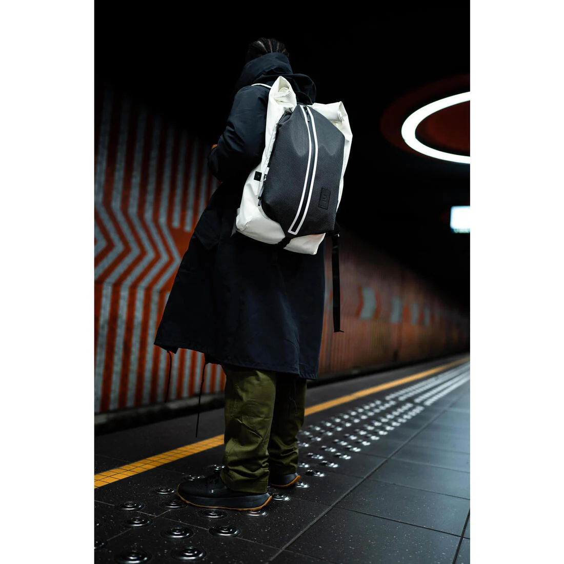 Tenis para caminar negros para hombre KLNJ Be Geared Up - Image 10