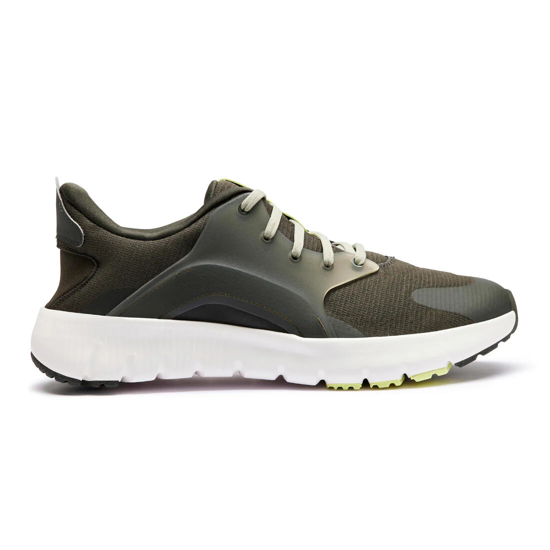 Tenis para caminar verdes para hombre SW500.1