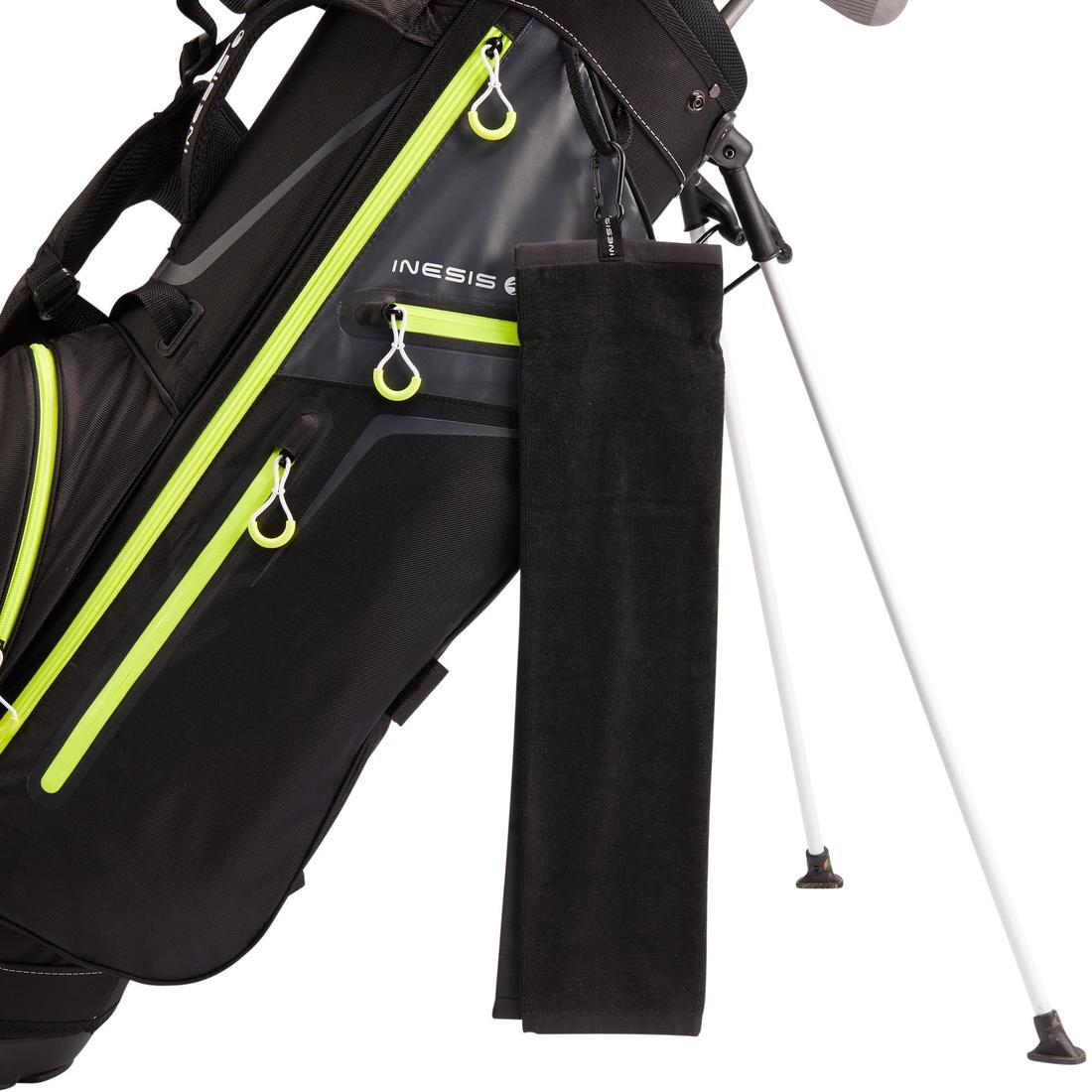 TOALLA DE GOLF TRES PLIEGUES - INESIS NEGRO - Image 9