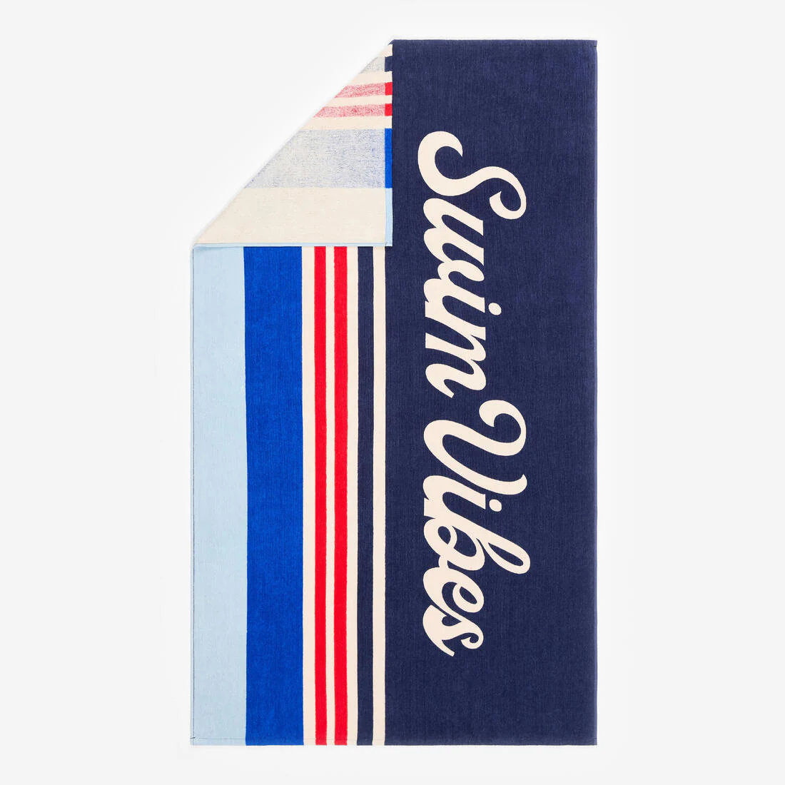 Toalla Playa Azul Estampado Summer Talla L 145 x 85 cm