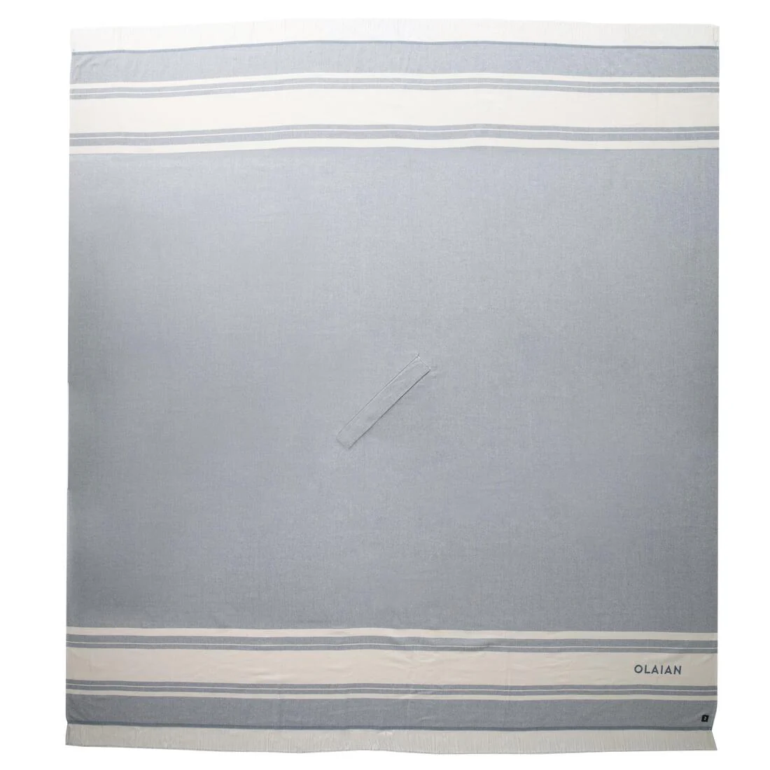 Toalla Playa-Poncho Gris-Azul 190 x 190 cm - Image 16