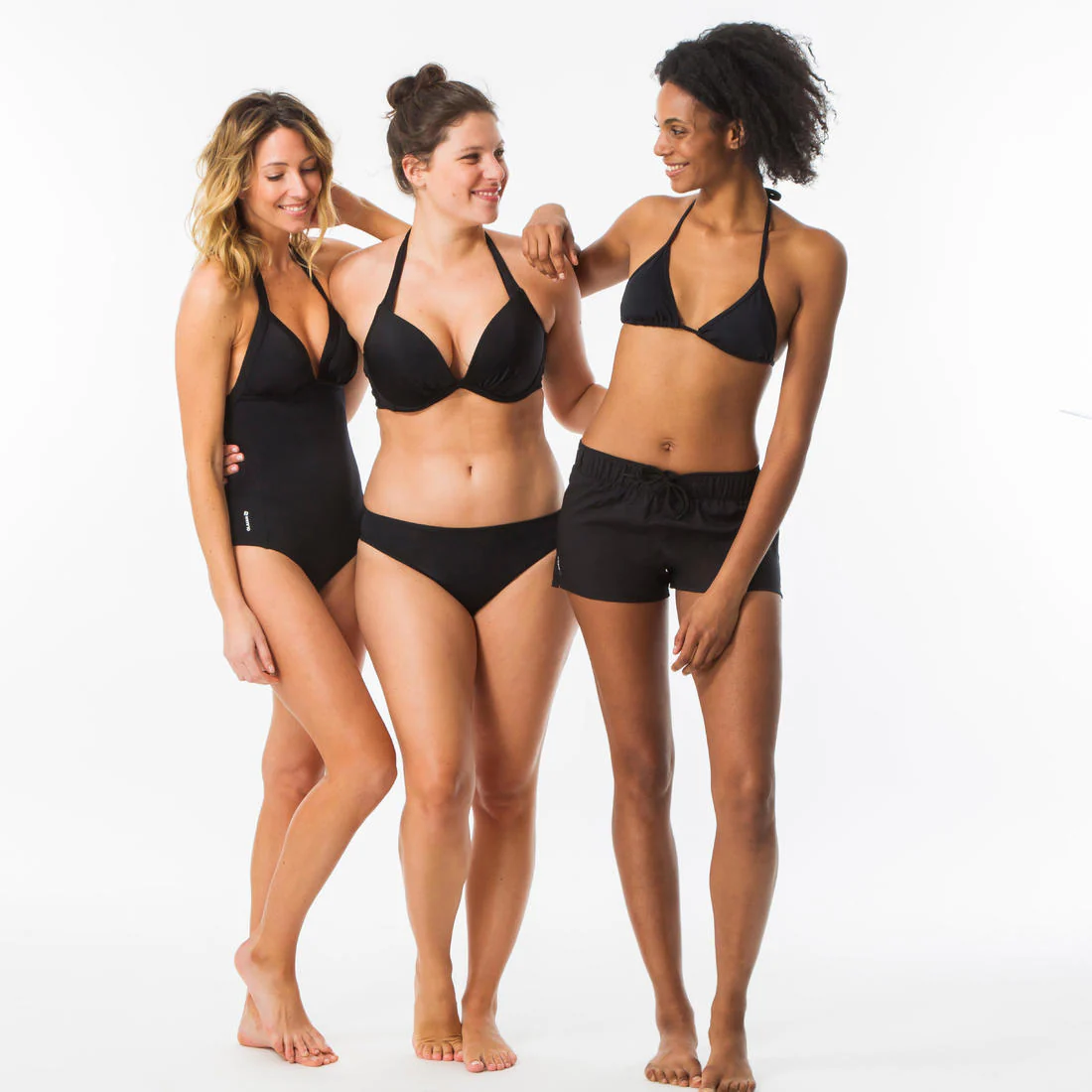 Top Bikini Elena Mujer Negro Push Up Rellenos Fijos - Image 10