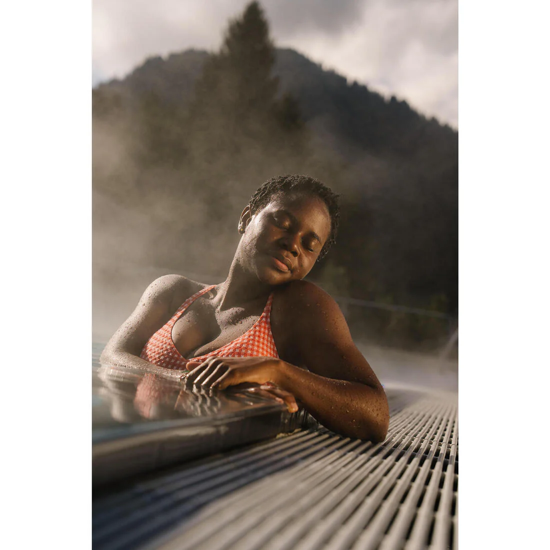 Top de bikini de natación terracota para mujer Lila Lisboa - Image 10
