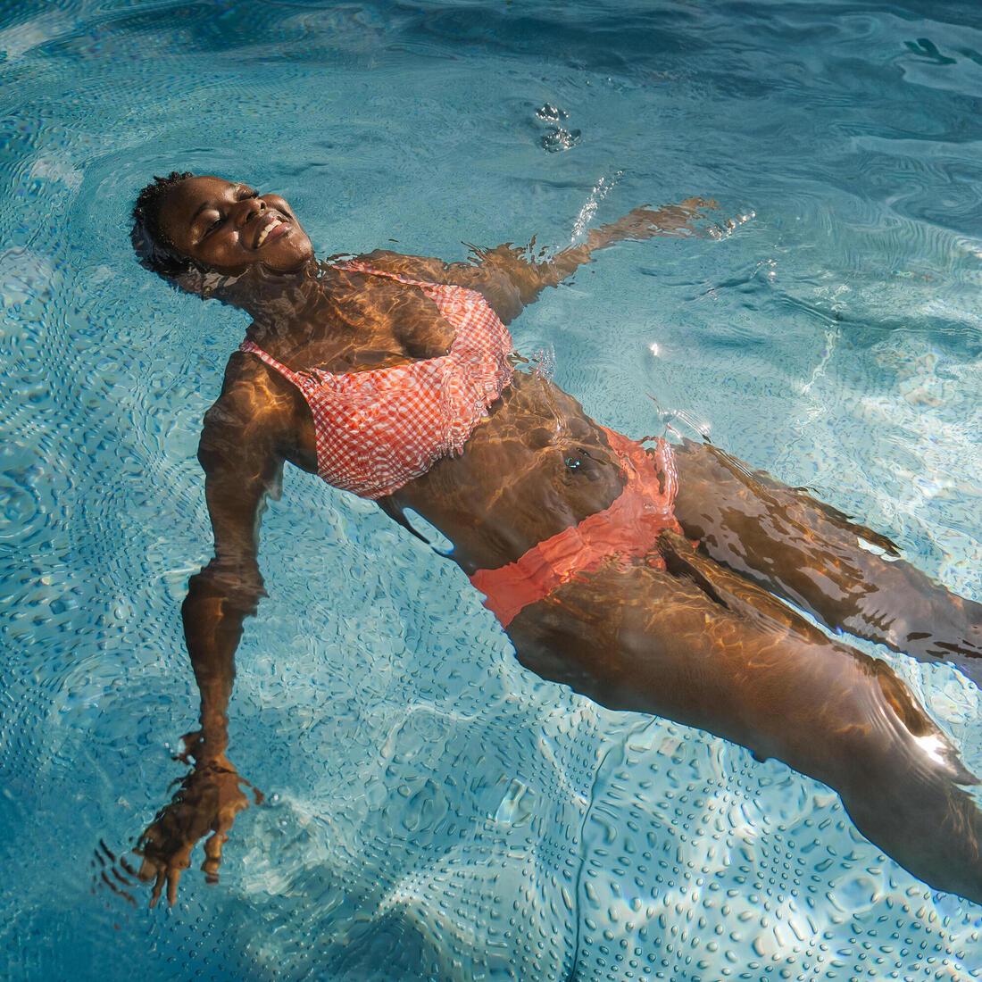 Top de bikini de natación terracota para mujer Lila Lisboa - Image 2