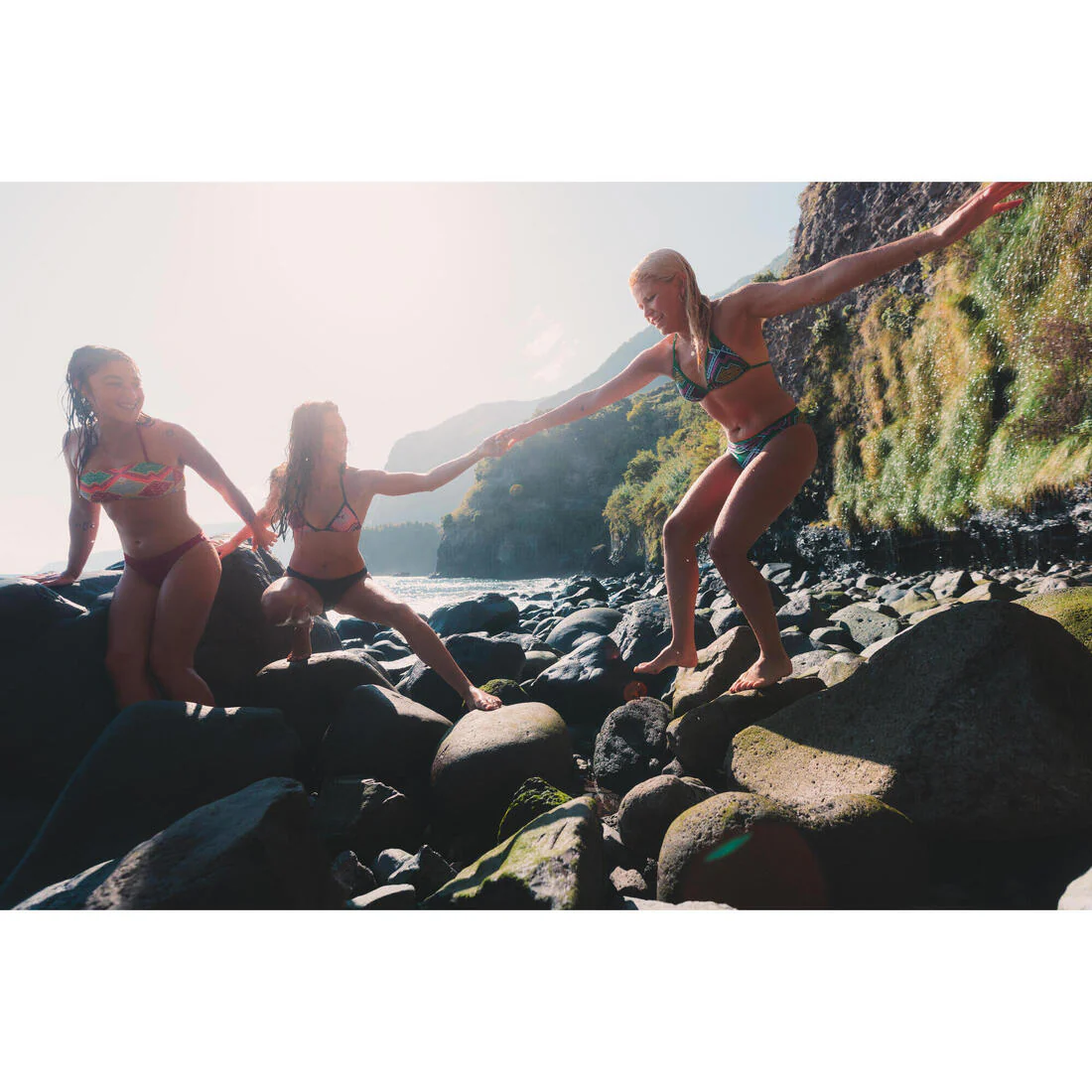 Top de bikini de surf de triángulos para mujer Mae Borneo - Image 43