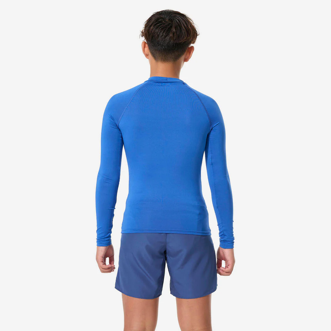 Top de surf anti-UV de manga larga azul para niños 100 - Image 3