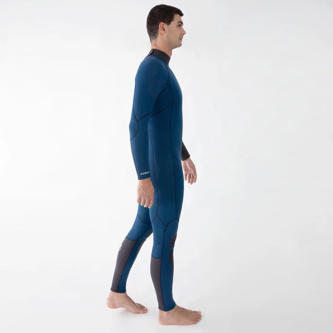 Traje Buceo SCD 500 Hombre Azul Turquesa Neopreno 3 mm - Image 2