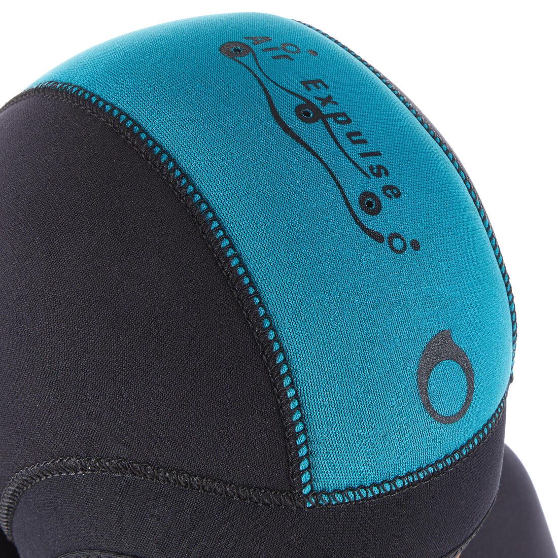 Traje Buceo SCD 500 Mujer Negro Azul Neopreno 7 mm Capucha - Image 4