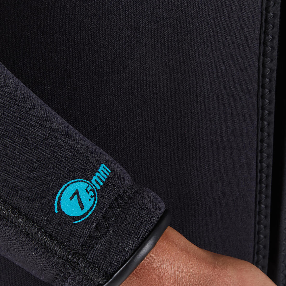 Traje Buceo SCD 500 Mujer Negro Azul Neopreno 7 mm Capucha - Image 8