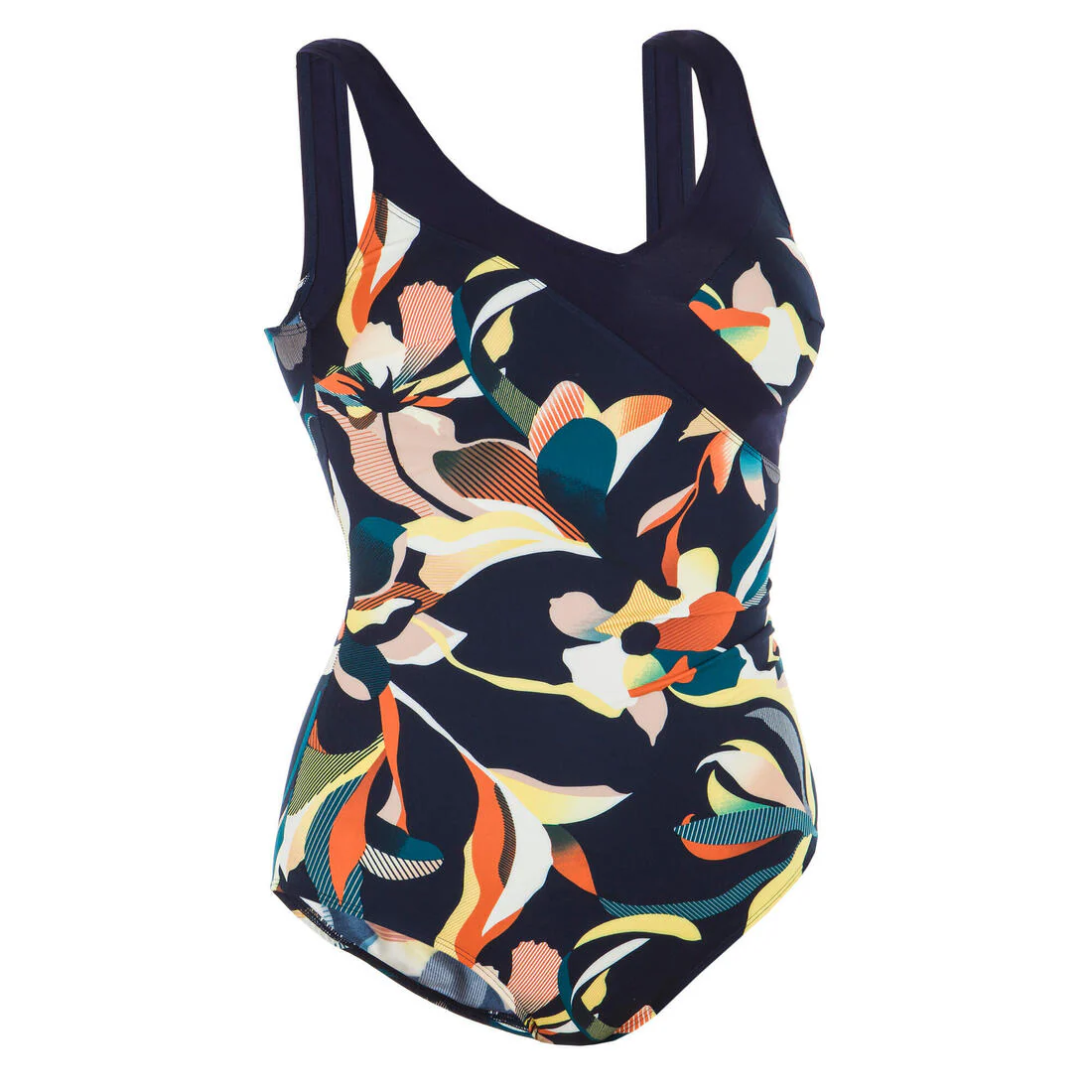 Traje de Baño Aquagym Karli Flo Mujer Azul/Naranja - Image 10