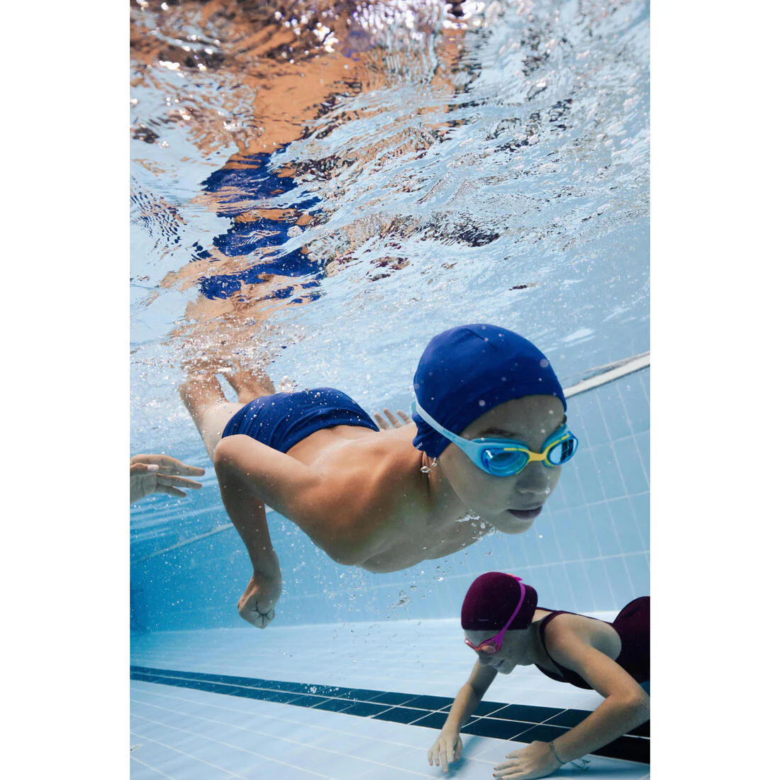 Traje de baño Bóxer Natación 100 Basic Niño Azul - Image 5