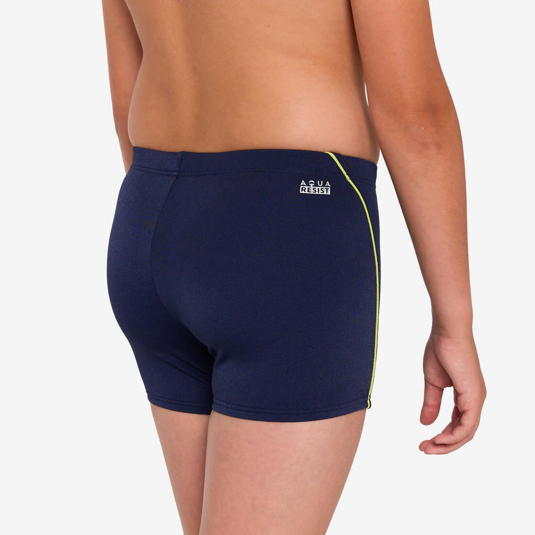 Traje de baño Bóxer Natación 100 Plus Niño Azul Oscuro - Image 4