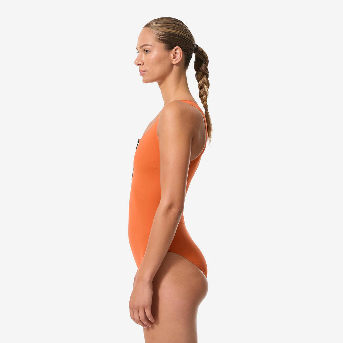 Traje de baño de aquagym y aquabike terracota para mujer Lio - Image 4