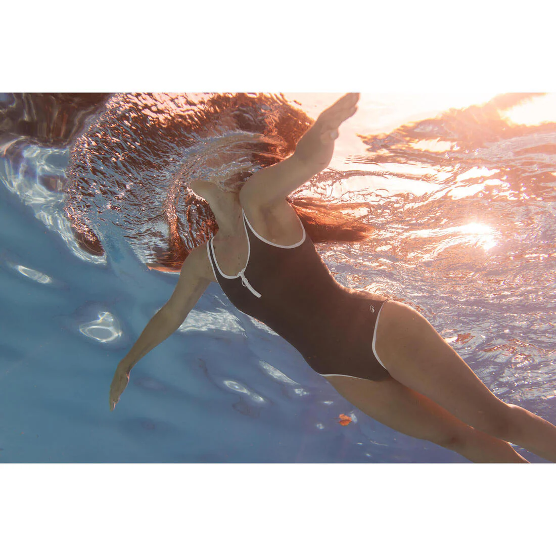 Traje de baño de natación con cierre para mujer 100 Heva Joy - Image 19
