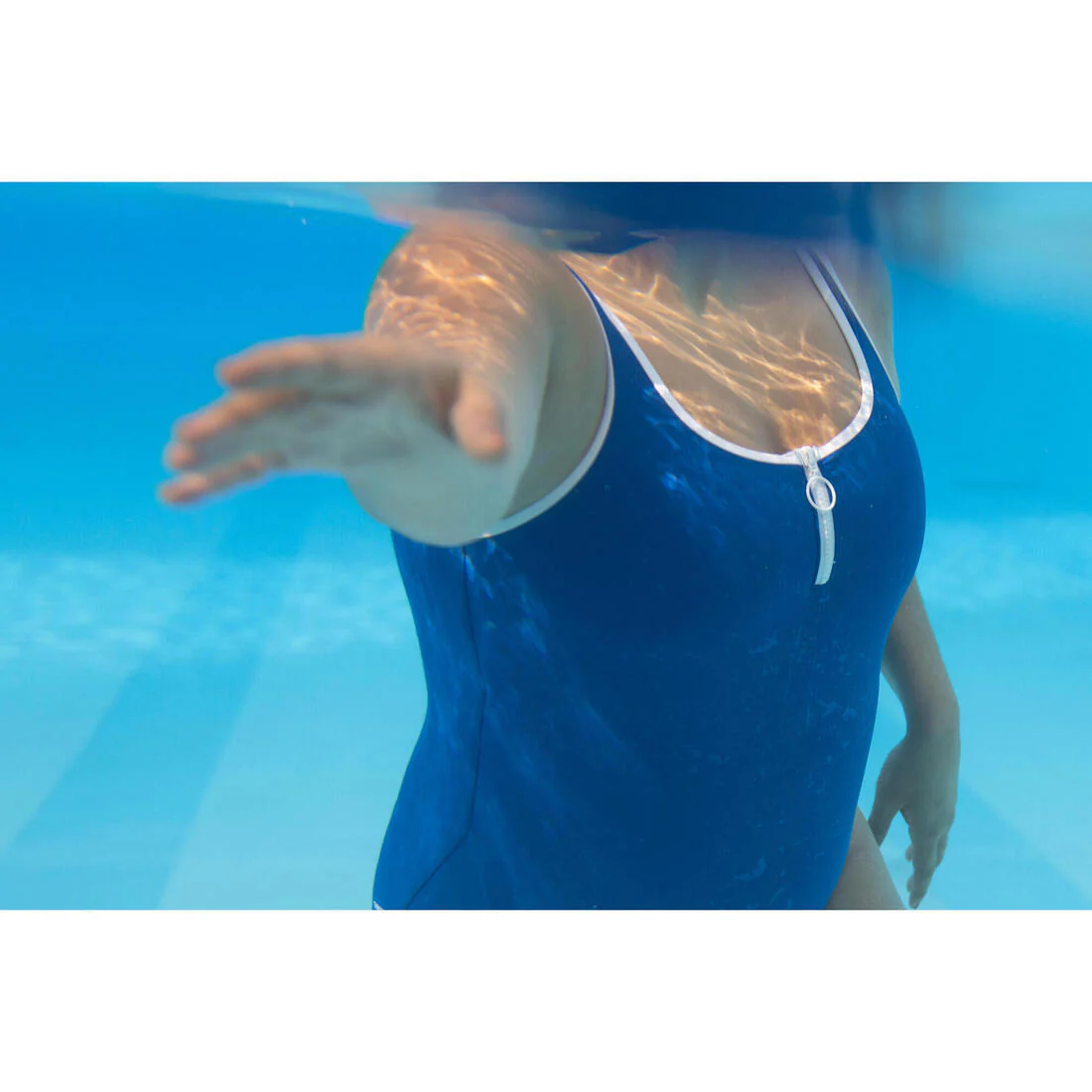 Traje de baño de natación con cierre para mujer 100 Heva Joy - Image 23