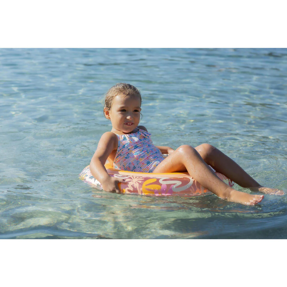 Traje de baño de natación con estampado y olanes para bebé y niña - Image 21