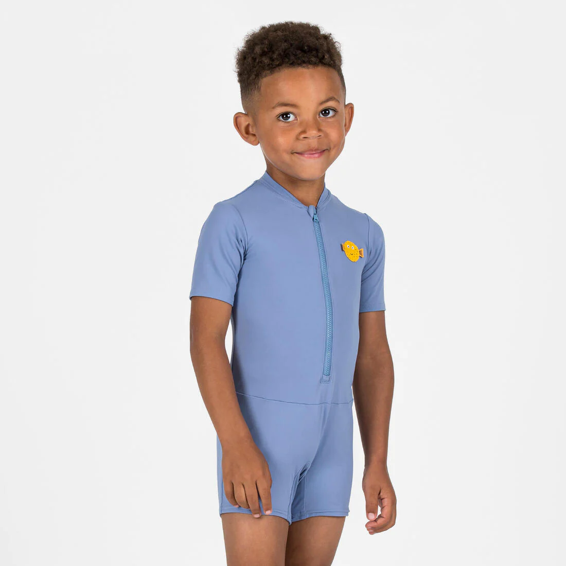 Traje de baño de natación con mangas y perneras cortas para bebé - Image 4
