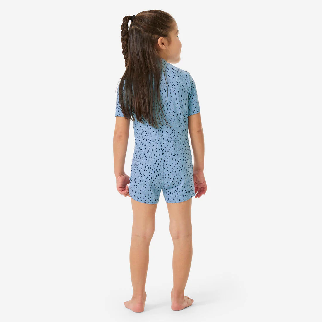 Traje de baño de natación con mangas y perneras cortas para bebé - Image 5